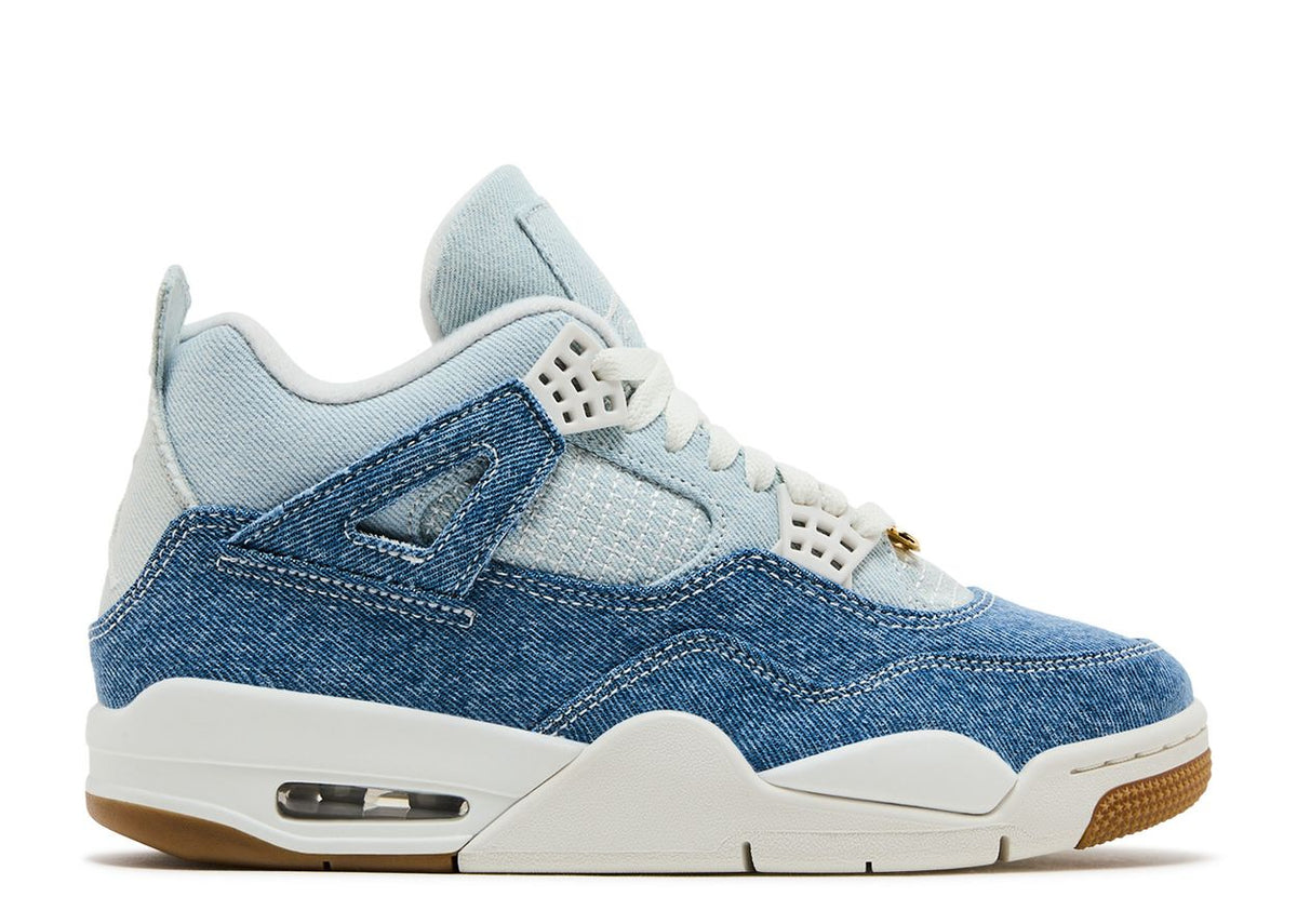 Air Jordan 4 Retro TEX Denim Azul Desgastado (WMNS)